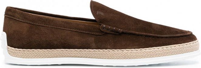 Tod's Espadrille loafers Bruin