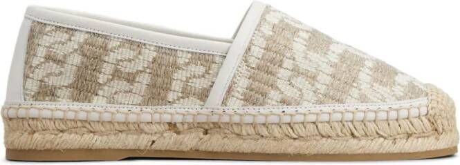 Tod's Espadrilles met jacquard Beige