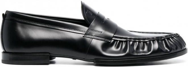 Tod's Loafers met gesmockt-effect Zwart