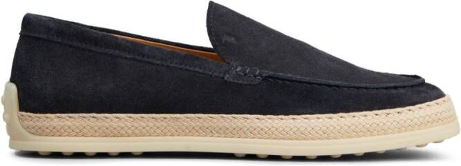 Tod's Gomma Pesante leren loafers Blauw