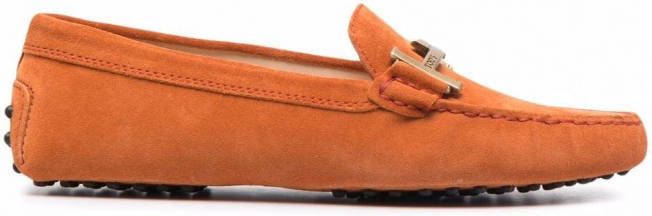 Tod's Gommini loafers met horsebit Oranje