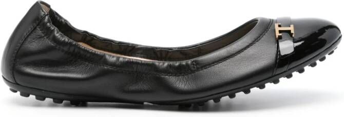 Tod's Gommino ballet pumps Zwart