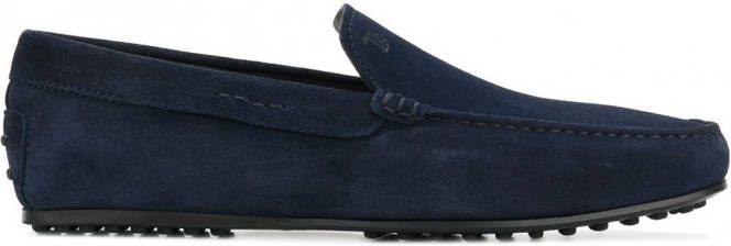 Tod's Gommino driving shoes Blauw
