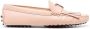 Tod's Gommino loafers met franje Roze - Thumbnail 1
