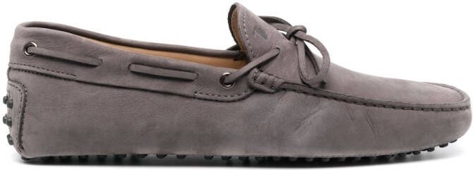 Tod's Gommino suède loafers Grijs