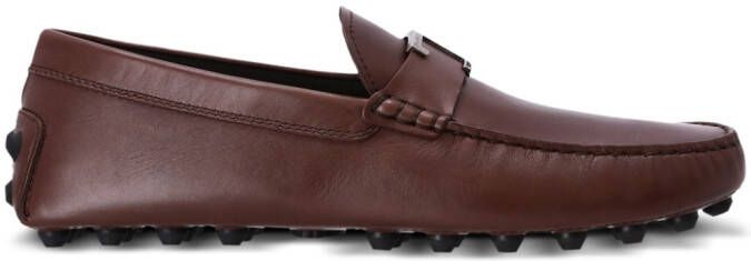 Tod's Gommino leren loafers Bruin