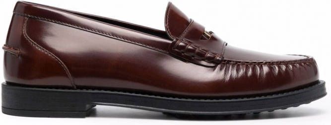 Dames Schoenen voor voor Platte schoenen voor Loafers en mocassins Tods Gommino Leren Loafers 