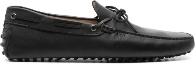 Tod's Gommino leren loafers Zwart