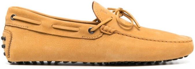 Tod's Gommino loafers met strikdetail Geel