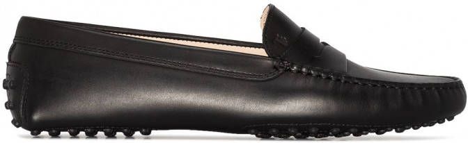 Tod's Gommino mocassins met ronde neus Zwart