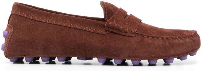 Tod's Gommino lammy loafers Bruin