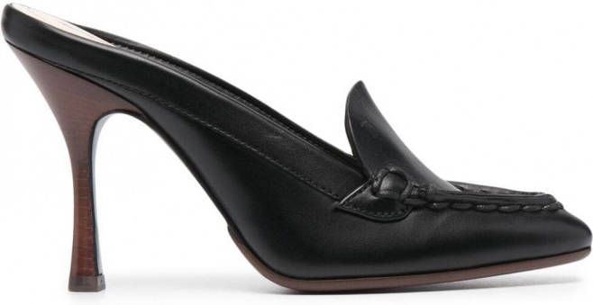 Tod's Muiltjes met stiksels Zwart