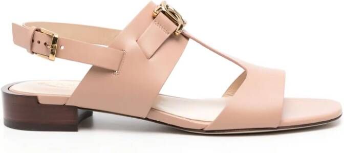 Tod's Kate leren sandalen Roze