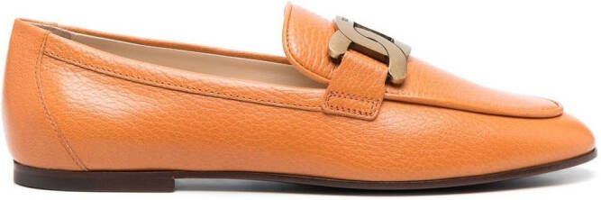 Tod's Kate leren loafers Oranje