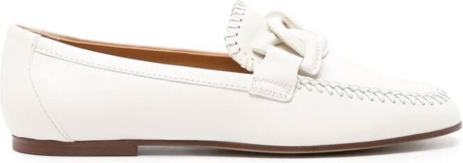 Tod's Kate leren loafers Wit