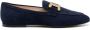 Tod's Kate suède loafers Blauw - Thumbnail 1