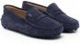 Tod's Kids Loafers met geborduurd logo Blauw - Thumbnail 1