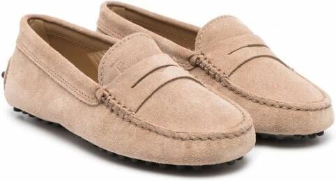 Tod's Kids Gommino loafers Beige