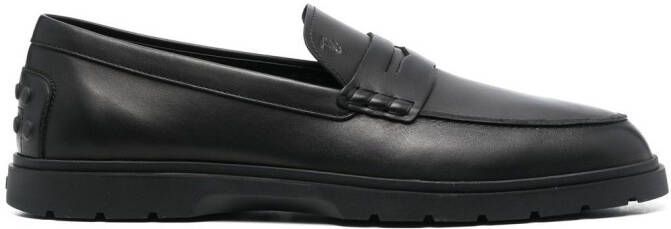 Tod's Leren loafers Zwart