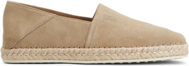 Tod's Leren espadrilles Beige