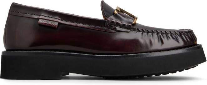 Tod's Leren loafers Bruin