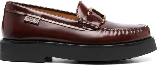 Tod's Leren loafers Bruin