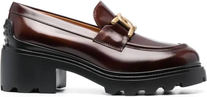 Tod's Leren loafers Bruin