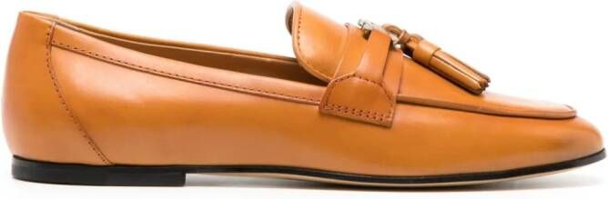 Tod's Leren loafers Oranje