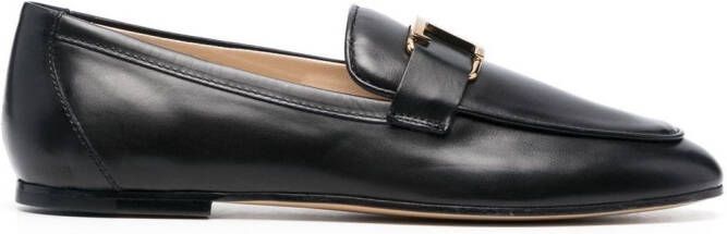 Tod's Leren loafers Zwart