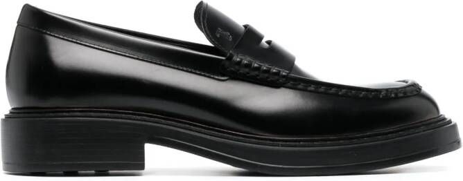 Tod's Leren loafers Zwart