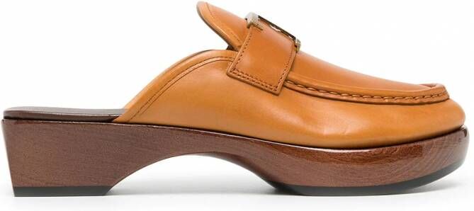 Tod's Leren muiltjes Bruin