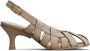 Tod's Leren pumps met uitgesneden details Beige - Thumbnail 1