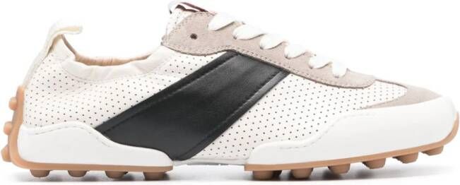 Tod's Leren sneakers met vlakken Beige