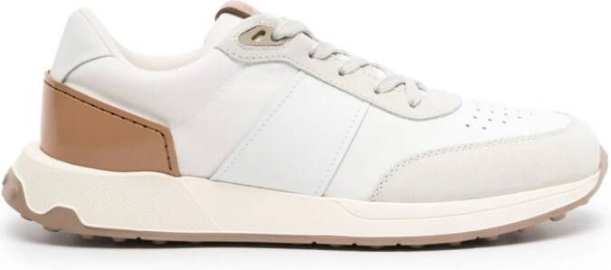 Tod's Leren sneakers met vlakken Wit