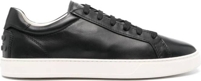 Tod's Leren sneakers met vlakken Zwart