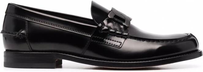 Tod's Loafers met kettingdetail Zwart