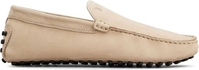 Tod's Loafers met logo-reliëf Beige