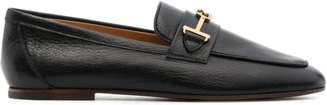 Tod's Loafers met logoplakkaat Zwart