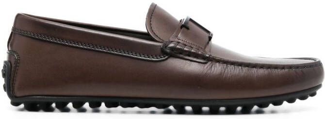 Tod's Loafers met ronde neus Bruin