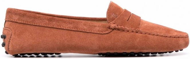 Tod's Loafers met ronde neus Oranje