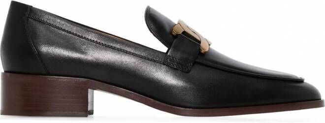 Tod's Loafers met schakelkettingdetail Zwart