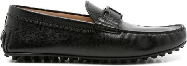 Tod's Loafers met textuur Zwart