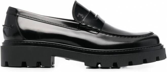 Tod's Loafers van lakleer Zwart