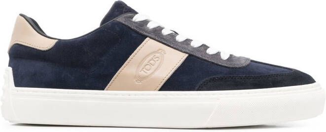 Tod's Sneakers met logostreep Blauw