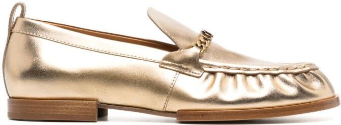 Tod's Metallic loafers Goud