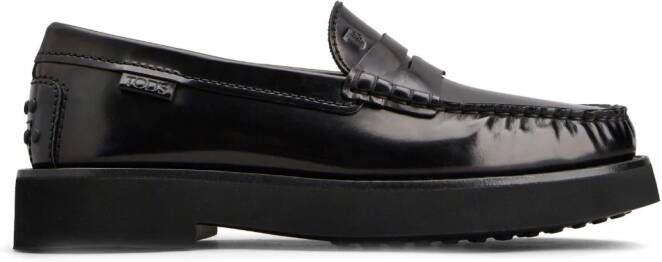 Tod's Leren loafers Zwart