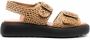 Tod's Raffia sandalen Bruin - Thumbnail 1