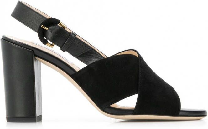 Tod's Sandalen met blokhak Zwart