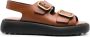 Tod's Gomma leren sandalen Bruin - Thumbnail 1