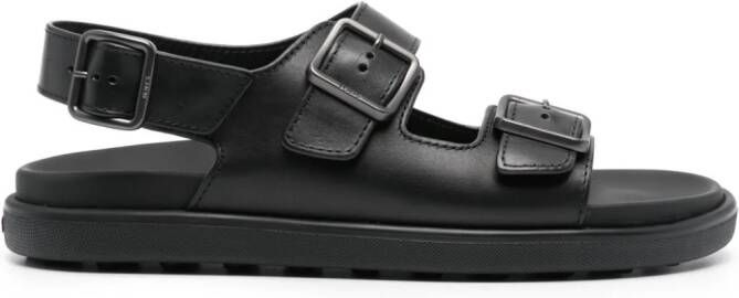 Tod's Sandalen met gegraveerd logo Zwart